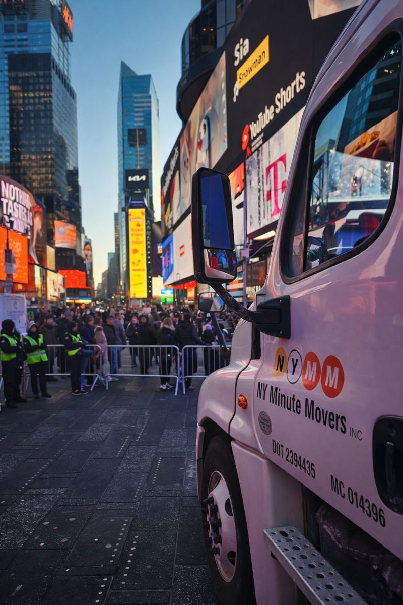 NY Minute Movers in Times Square